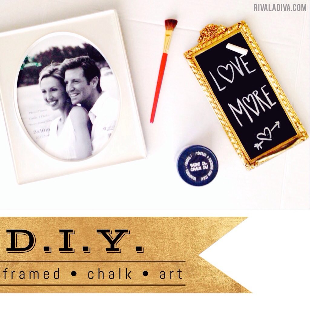 DIY Chalkboard Frames