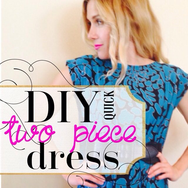Fall Fashion: Easy 2 Piece Dress, Pattern Review