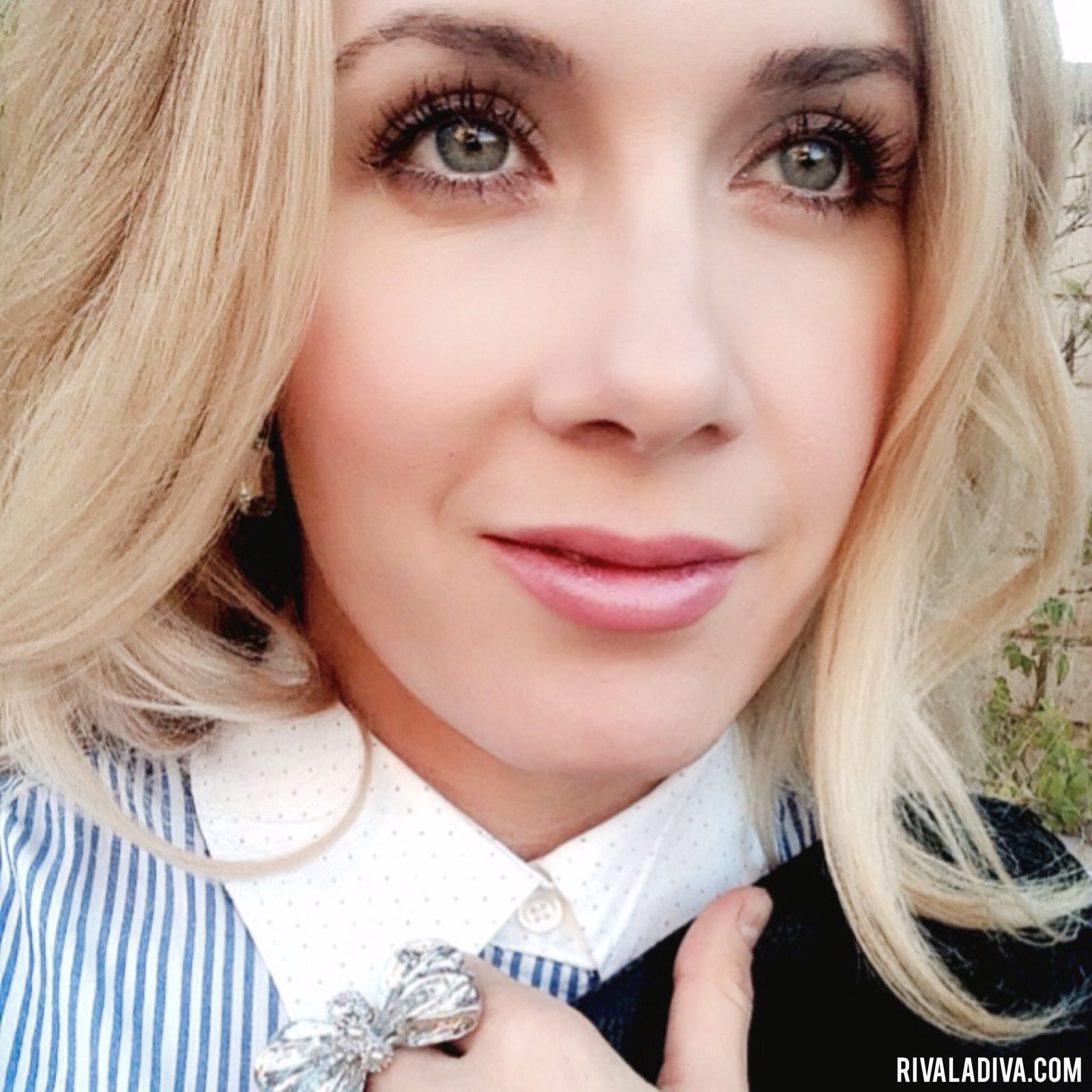 Color Blocking: DIY Button Up Blouse Tutorial at Riva La Diva