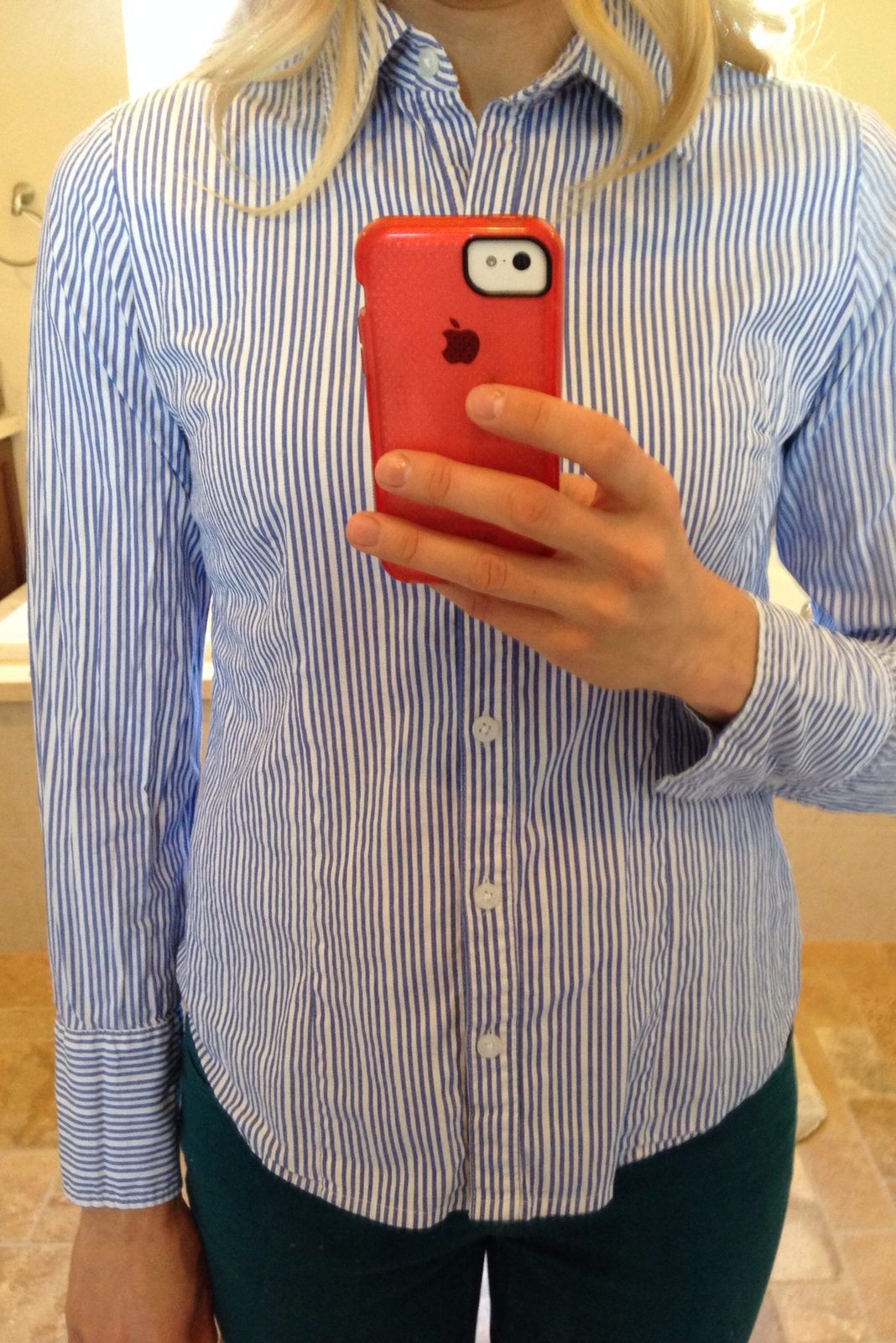 Color Blocking: DIY Button Up Blouse Tutorial at Riva La Diva