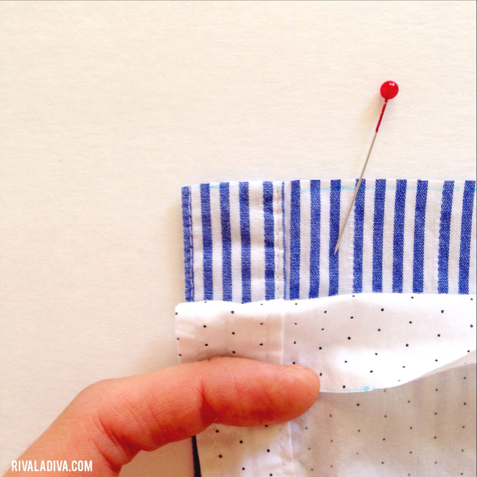 Color Blocking: DIY Button Up Blouse Tutorial at Riva La Diva