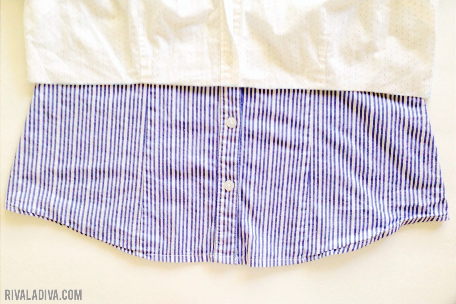 Color Blocking: DIY Button Up Blouse Tutorial at Riva La Diva