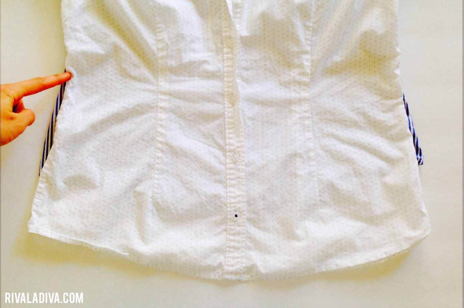 Color Blocking: DIY Button Up Blouse Tutorial at Riva La Diva