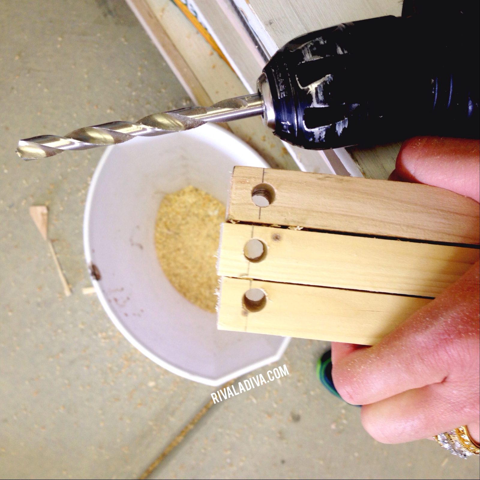 DIY Vintage Egg Crate