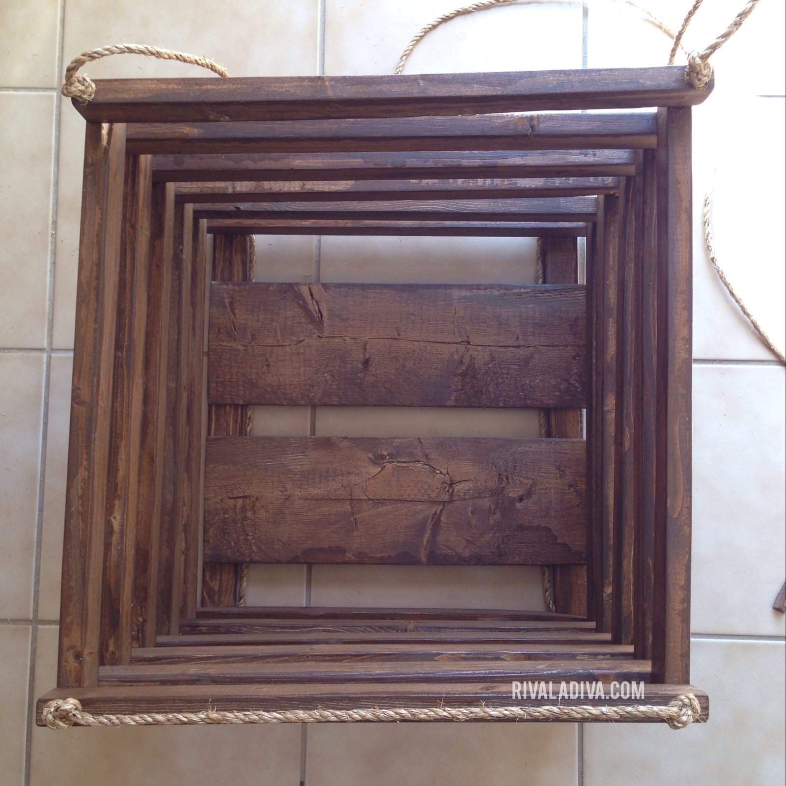 DIY Vintage Egg Crate