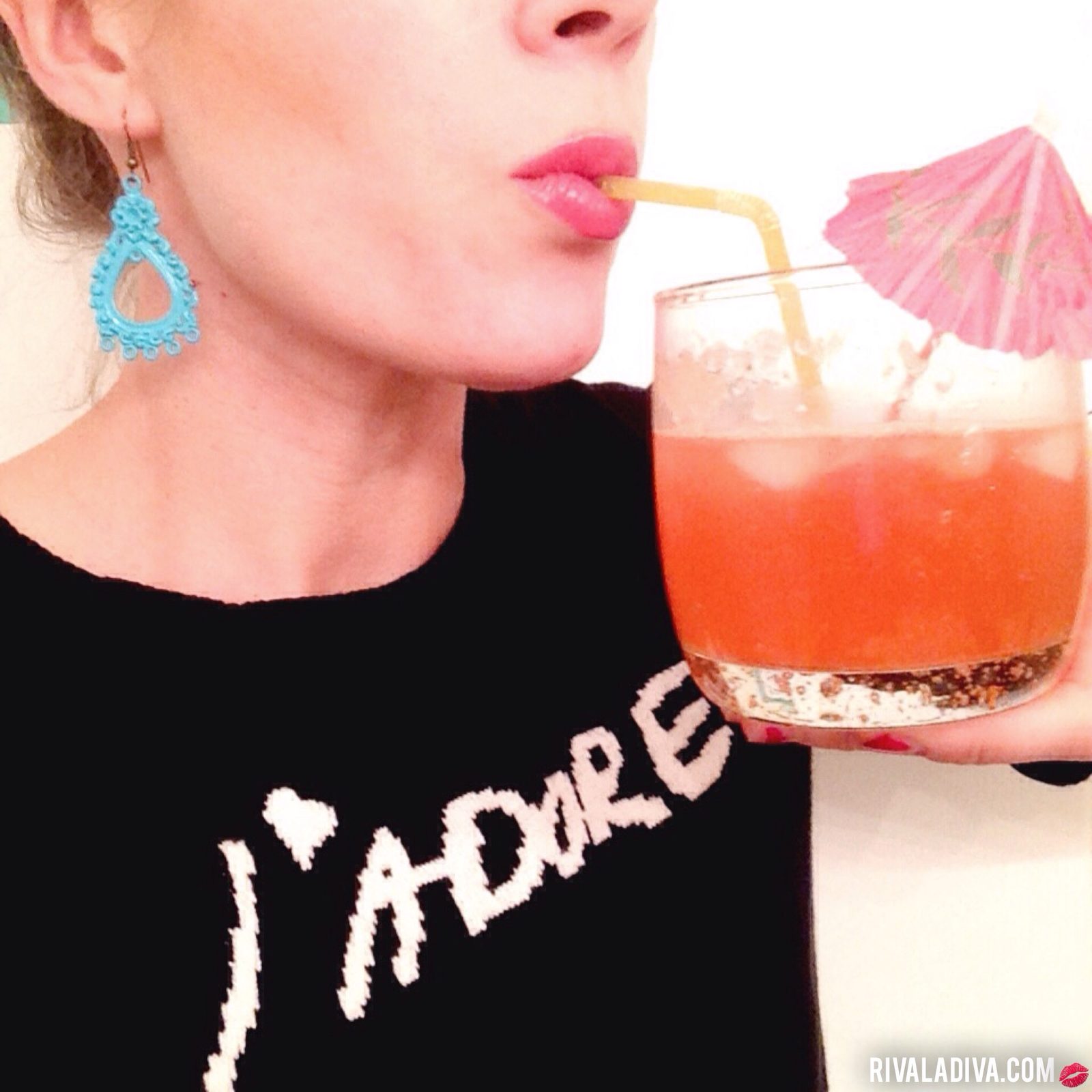 Non-Alcoholic Tropical Lime Spritzer at RivaLaDiva.com