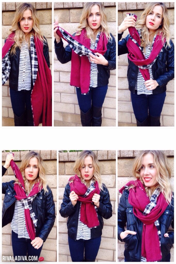 DIY Double Sided Blanket Scarf Tutorial