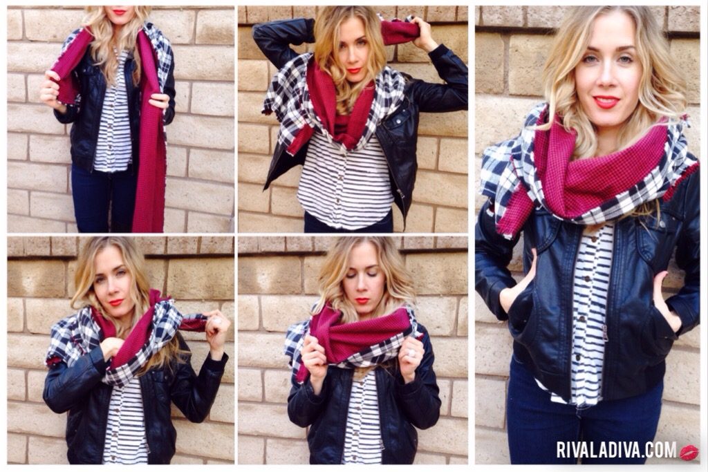 DIY Double Sided Blanket Scarf Tutorial