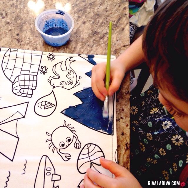 DIY: Paintable Placemats, Crafting with Kids