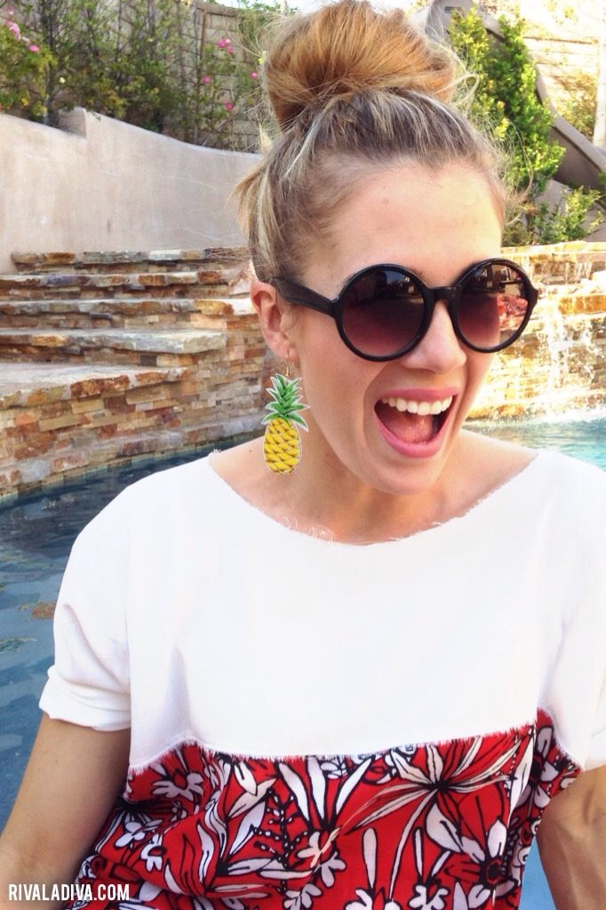 DIY Missoni Fruity Earring Tutorial, Pineapple, Watermelon - viva la vida!