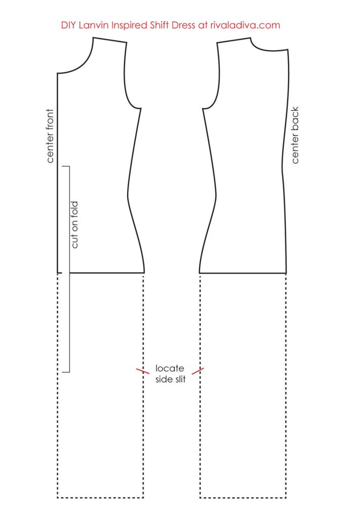 DIY Lanvin Inspired Shift Dress Tutorial
