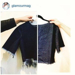 Trending Fashion: DIY The Denim Cropped Top