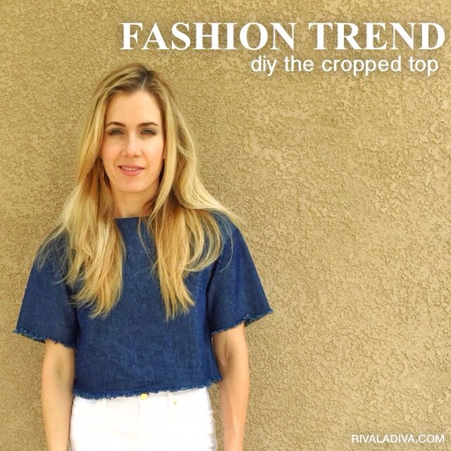 Trending Fashion: DIY The Denim Cropped Top