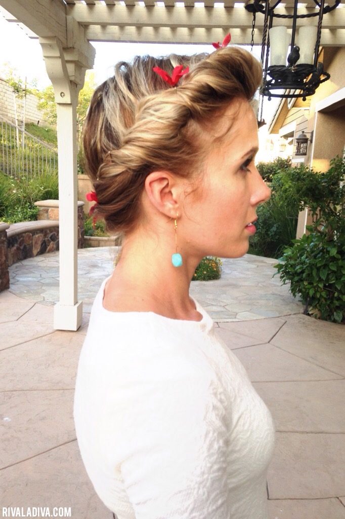 DIY Valentino Spring Couture Hair 2015