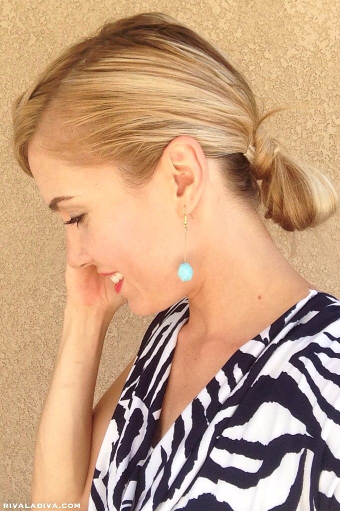 Braided Bang with Half Ponytail, Hair Tutorial