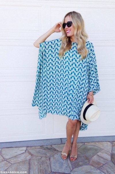 The Perfect Summer Caftan Dress Tutorial - Riva La Diva