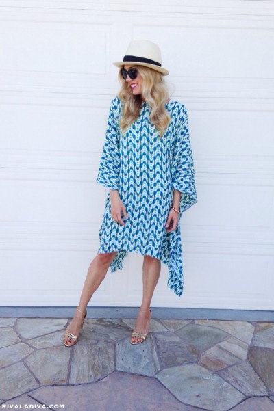 The Perfect Summer Caftan Dress Tutorial - Riva la Diva