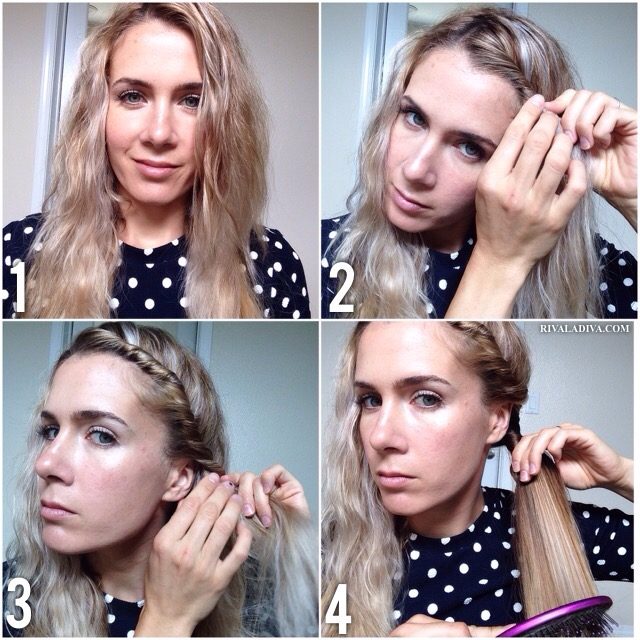 DIY Wavy Beach Hair - for hair on the GO!