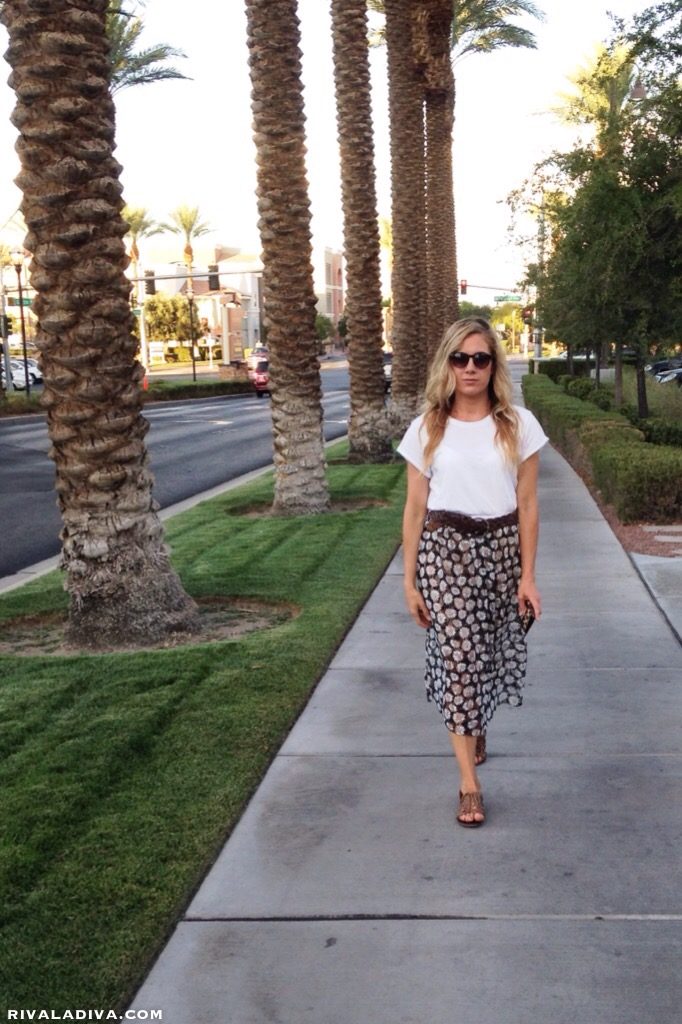 Michael Kors Floral Ballerina Skirt, DIY
