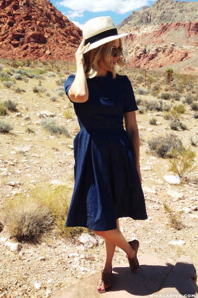 Les Copains Denim Dress, DIY
