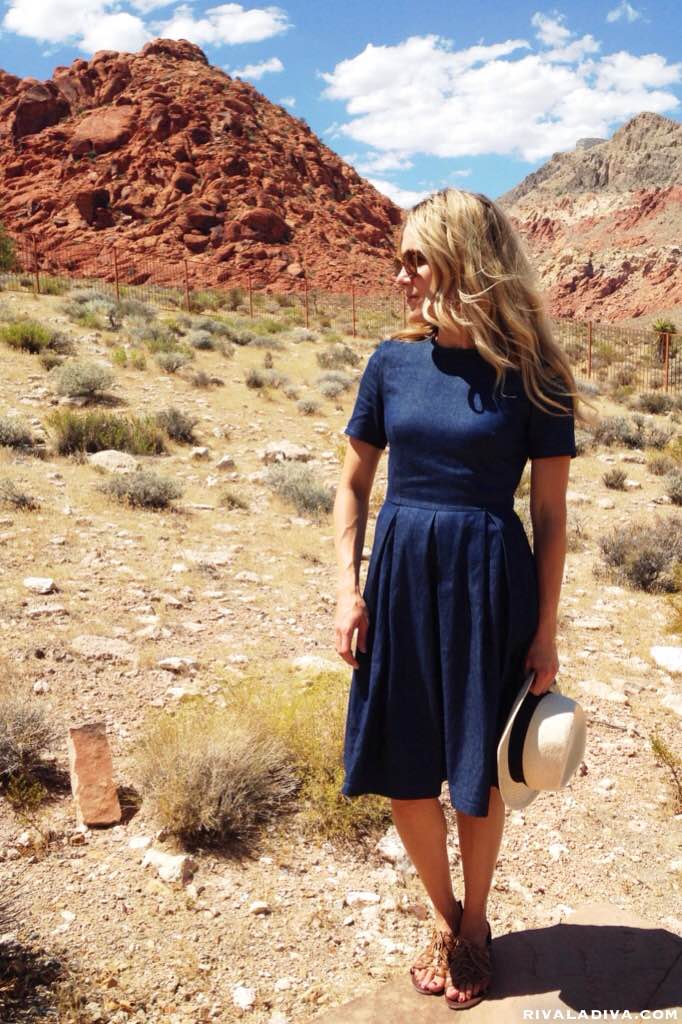 Les Copains Denim Dress, DIY