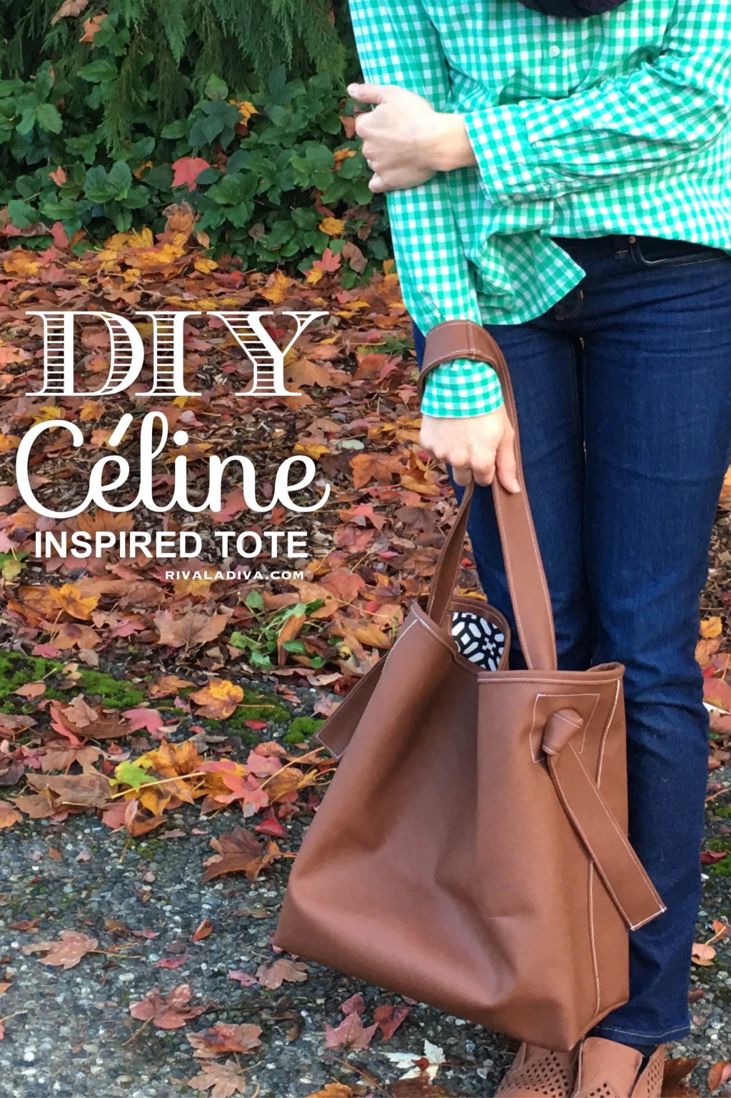 DIY Céline inspired Oversized Tote