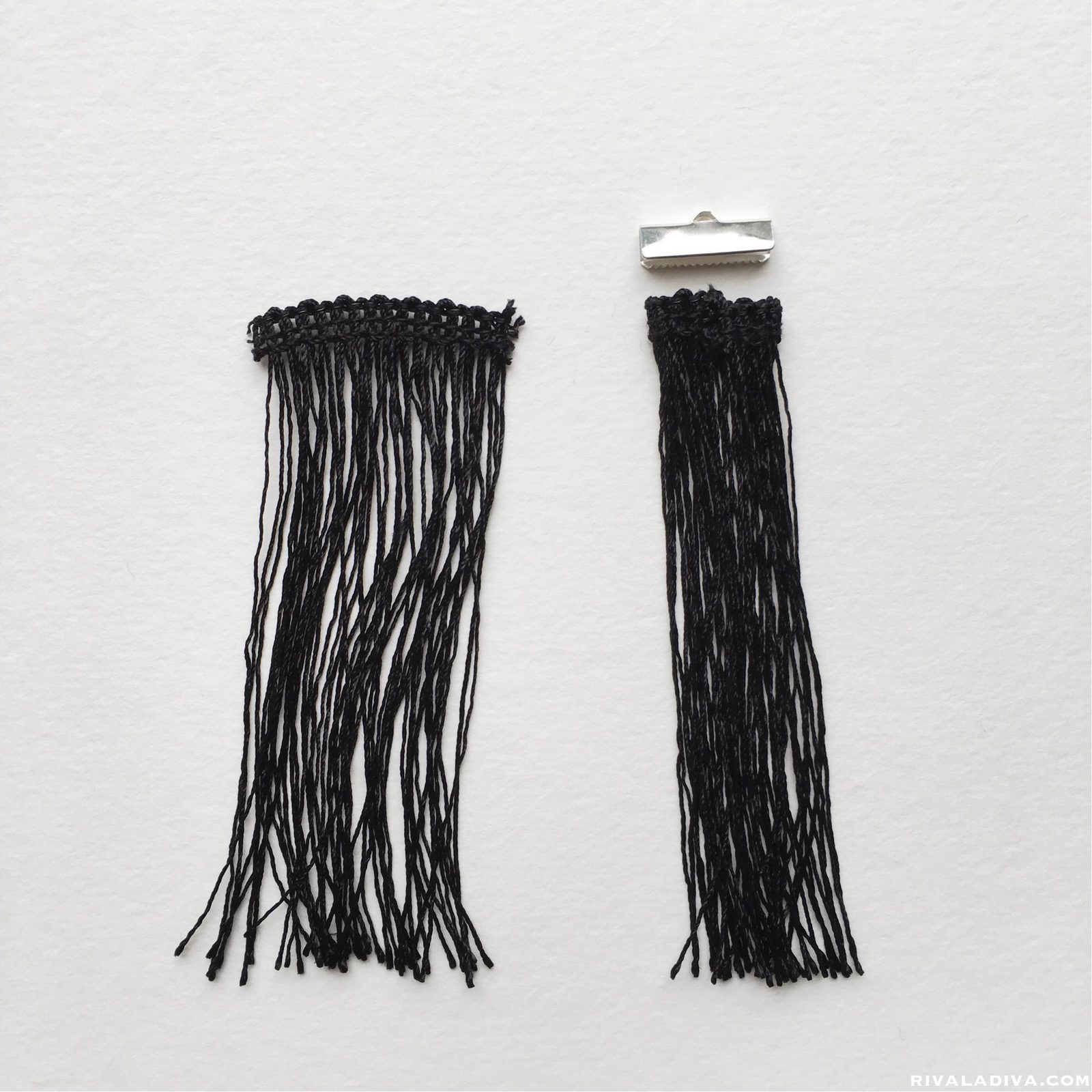 DIY Tom Ford inspired Fringe Earrings