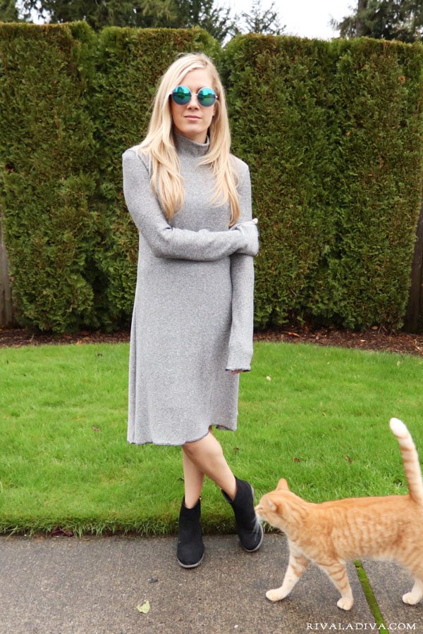 DIY Céline inspired Knit Dress