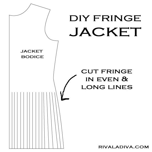 DIY Fringe Jacket 6
