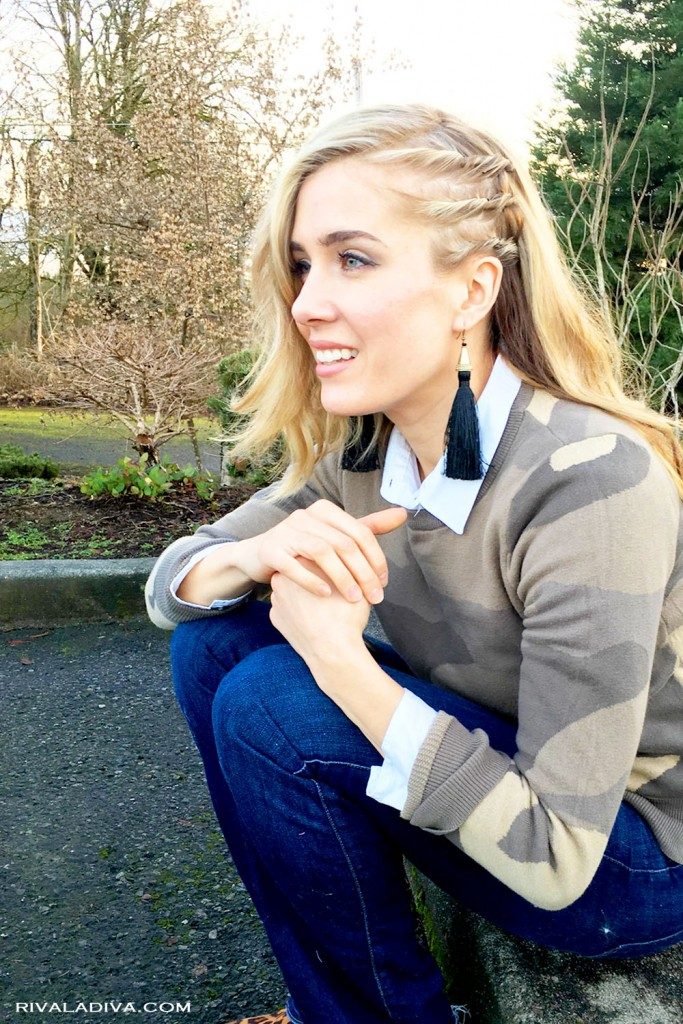 Easy DIY Derek Lam inspired Tassel Earrings on RivaLaDiva.com