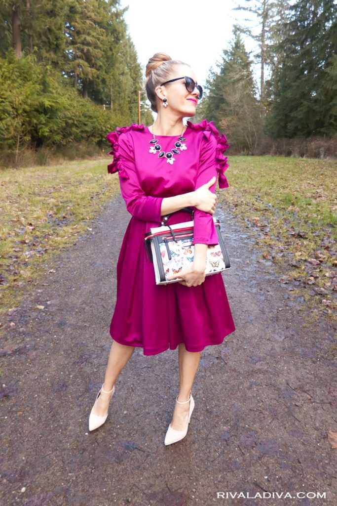 DIY Christian Siriano Dress and Nicole Lee on Rivaladiva.com