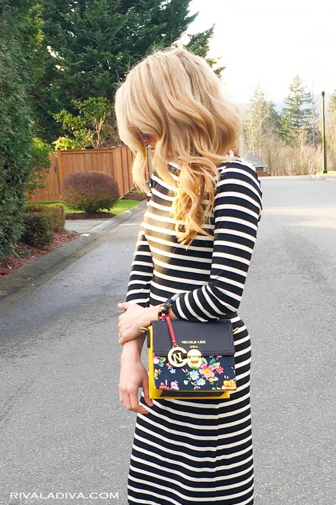 Print Mixing with Stripes and Floral with Nicole Lee on RivaLaDiva.com