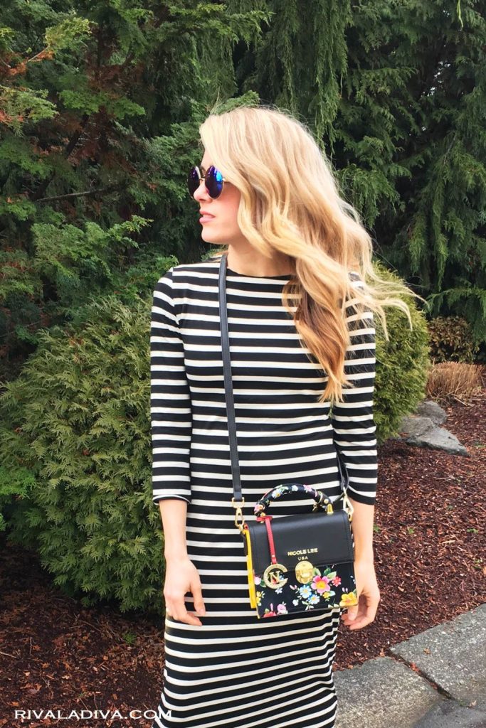 Print Mixing with Stripes and Floral with Nicole Lee on RivaLaDiva.com