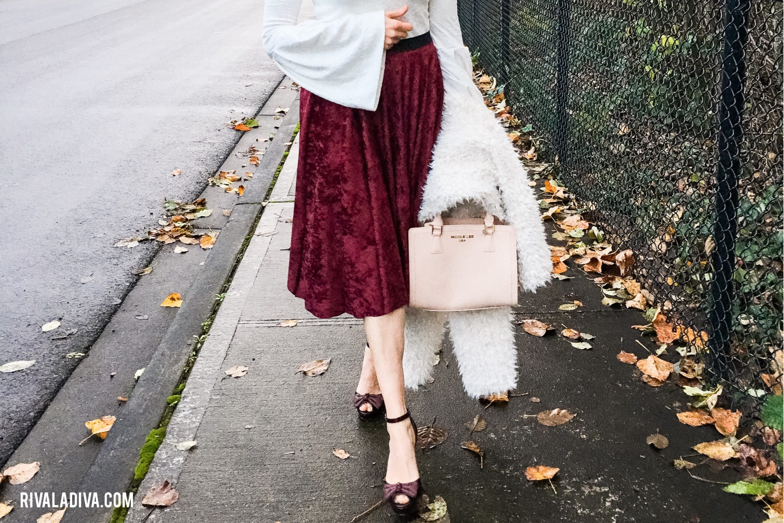 Rosy Hues + DIY Bell Sleeve