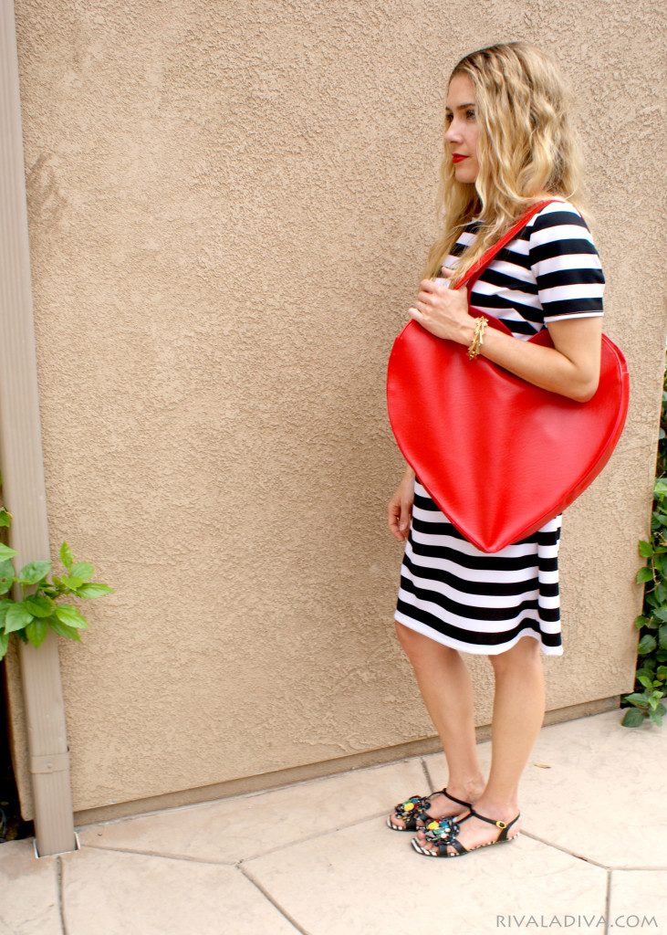 Kate Spade Inspired Heart Tote Tutorial